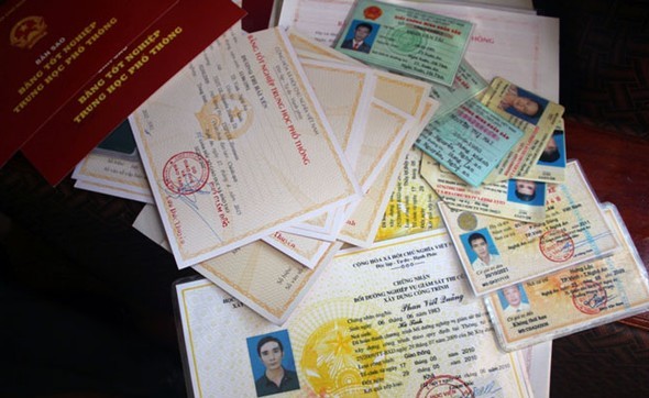 Dịch vụ làm giấy tờ giả ở Đà Nẵng uy tín